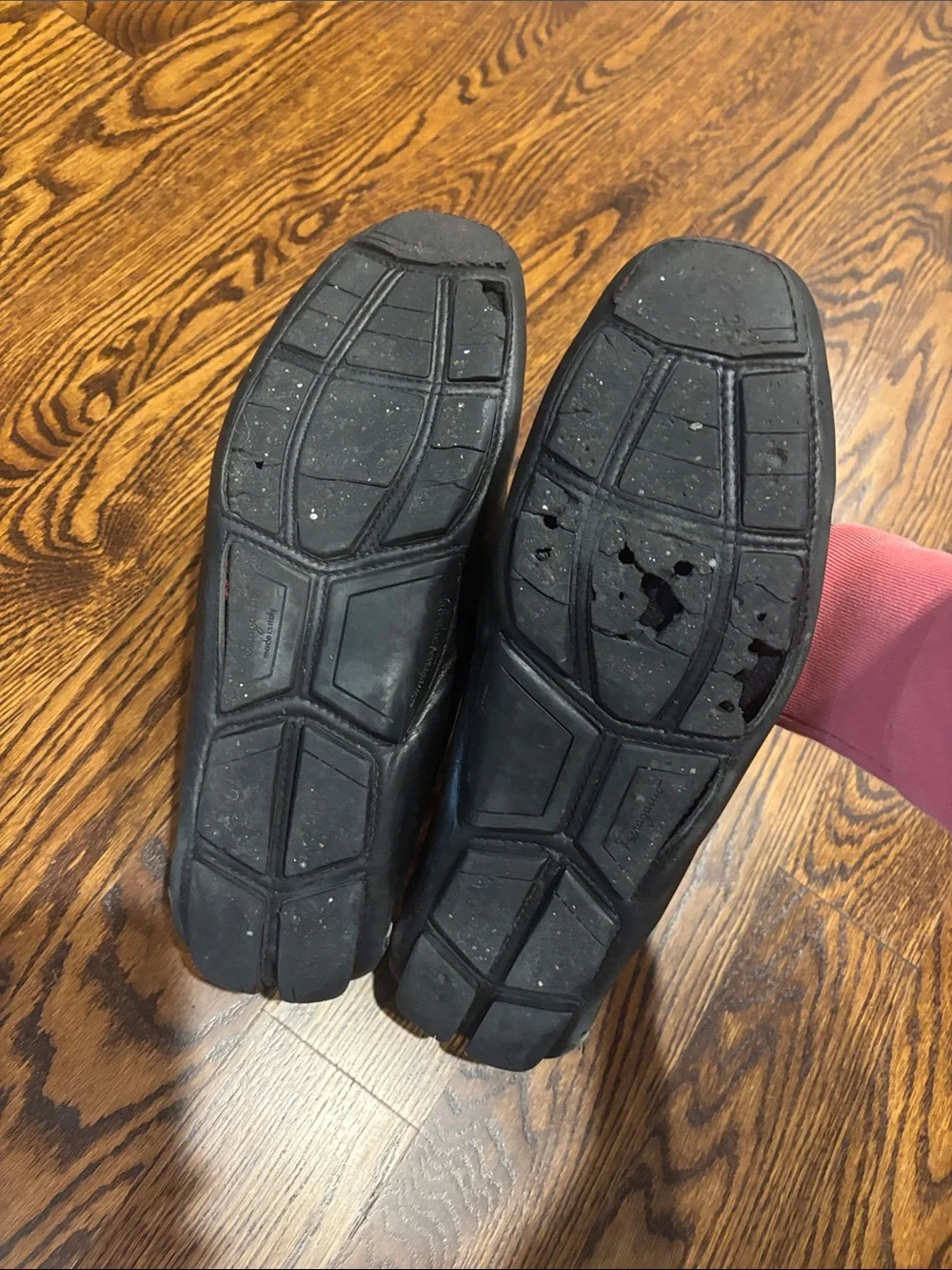 Salvatore Ferragamo Black Leather Bit Loafers